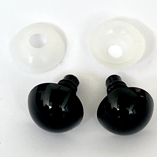 15mm Black Toy Safety Eye Fully Compliant
