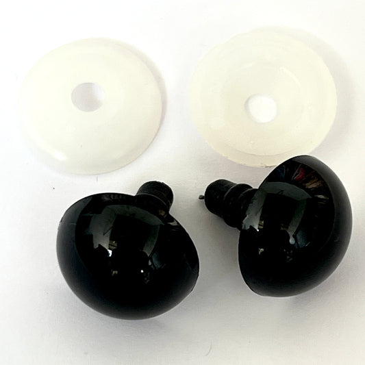 20mm Black Toy Safety Eye Fully Compliant