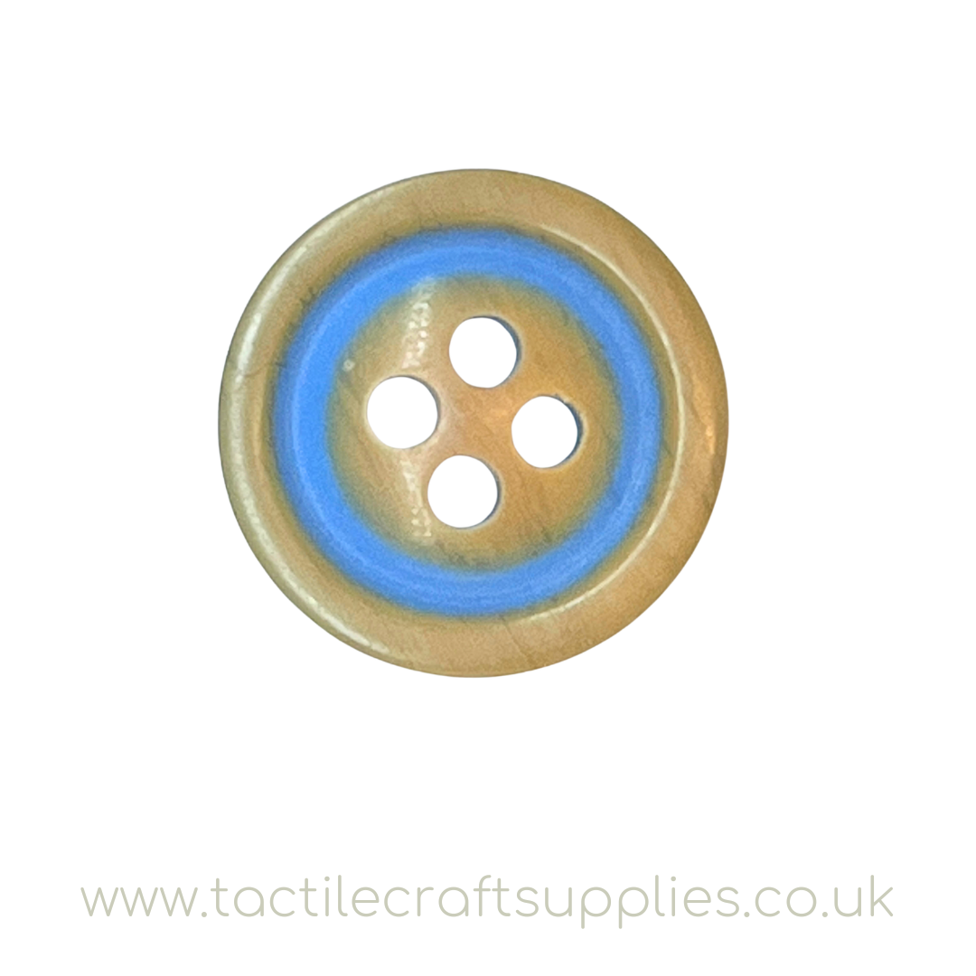 4 Hole Coloured Buttons | EN71, REACH & Annex II Compliant