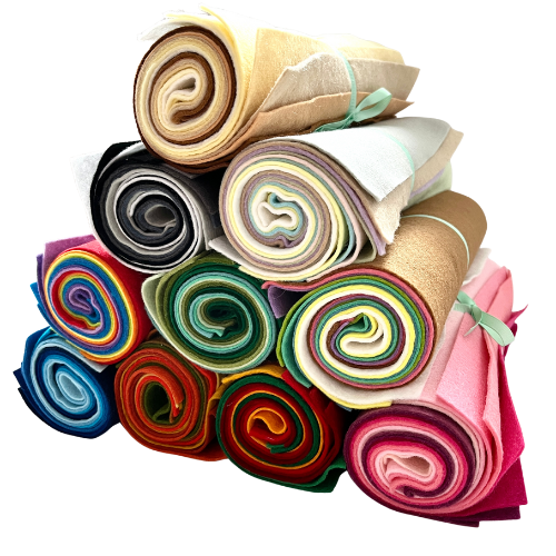 Creative Wool Blend Felt - 8 Sheet Colour Collections  EN71, REACH & Annex II Compliant
