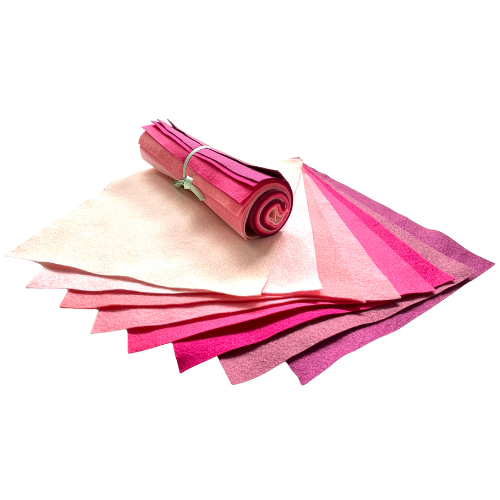 Creative Wool Blend Felt - 8 Sheet Colour Collections EN71, REACH & Annex II Compliant