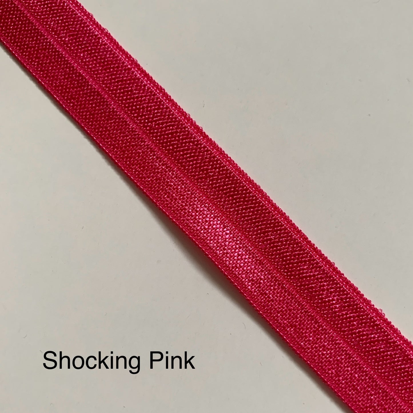 Fold Over Elastic - Plain Pearlescent (2 metre lengths)