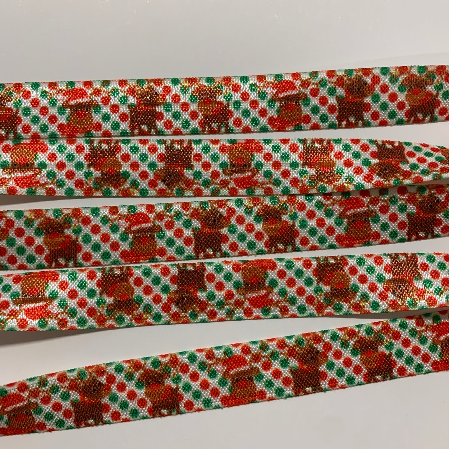 Fold Over Elastic - Christmas Collection (2 metre lengths)