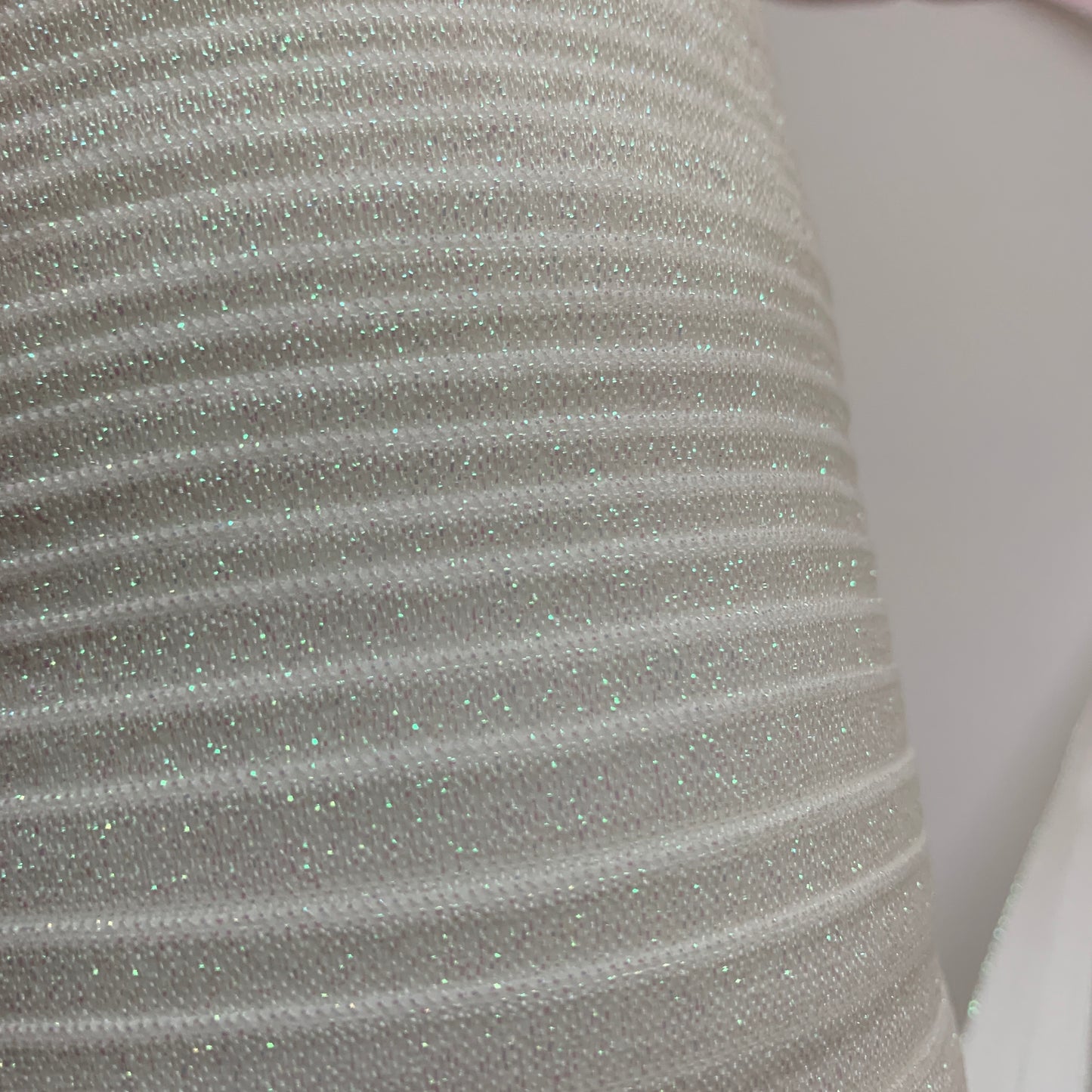 Fold Over Elastic - Plain Glitter (2 metre lengths)