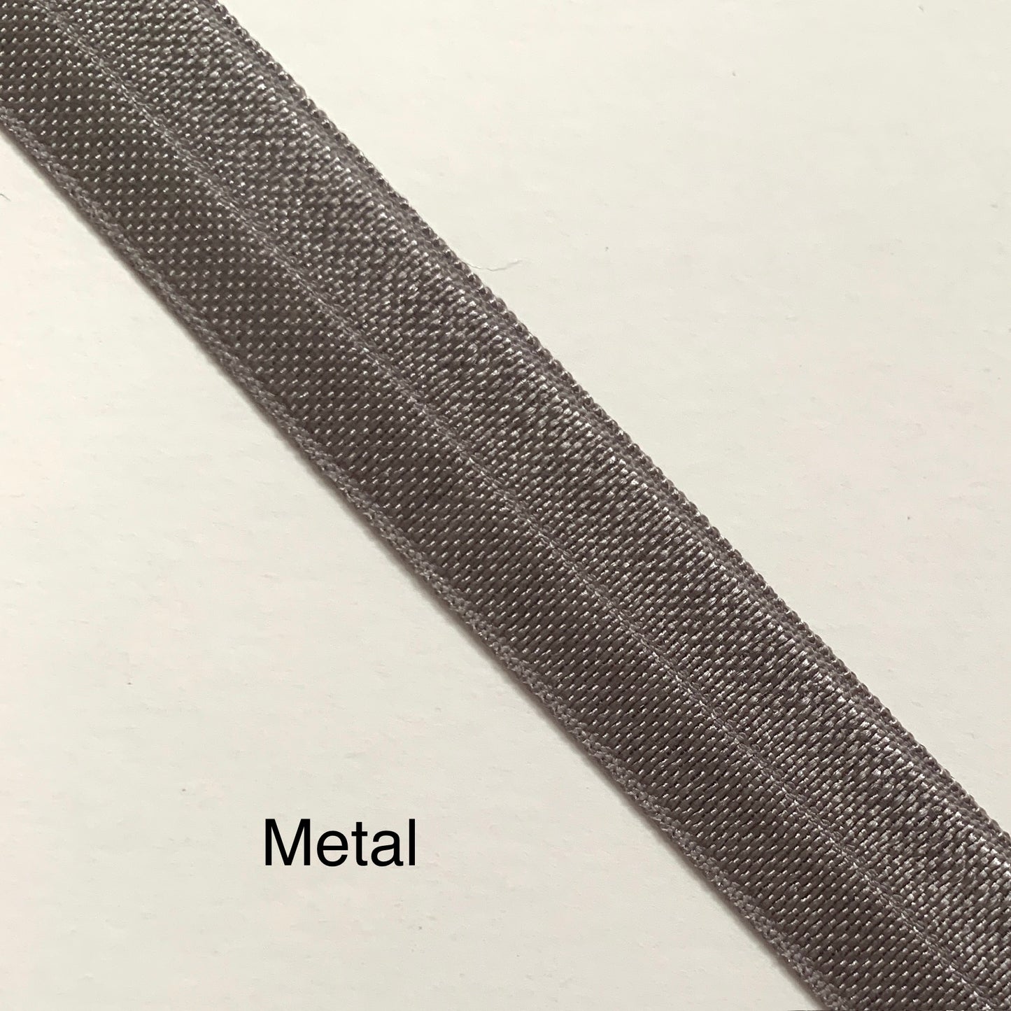Fold Over Elastic - Plain Pearlescent (2 metre lengths)
