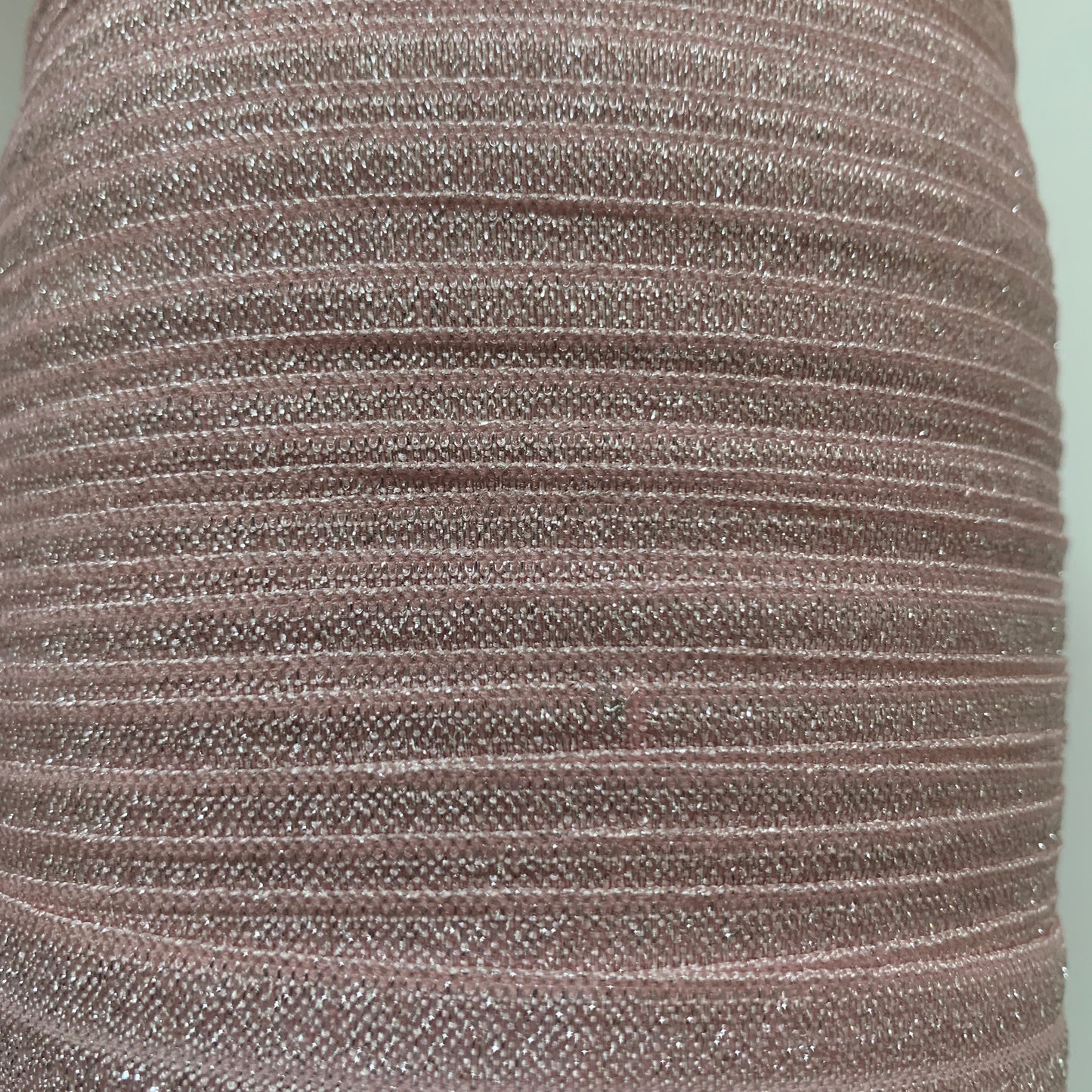 Fold Over Elastic - Plain Glitter (2 metre lengths)