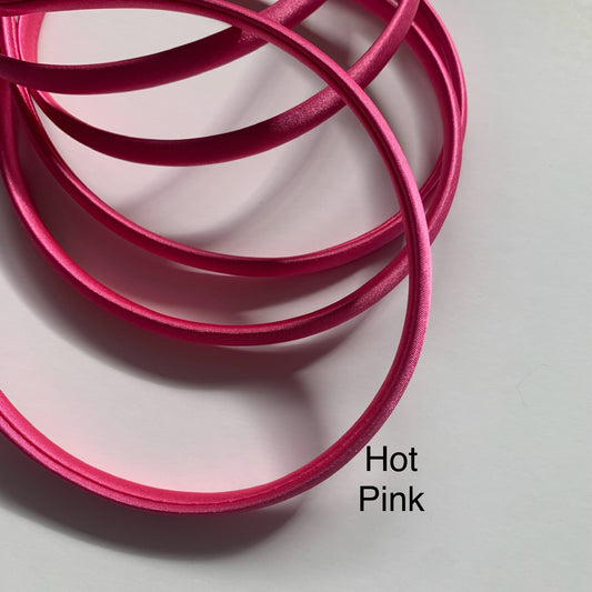 Hot Pink Satin Headband