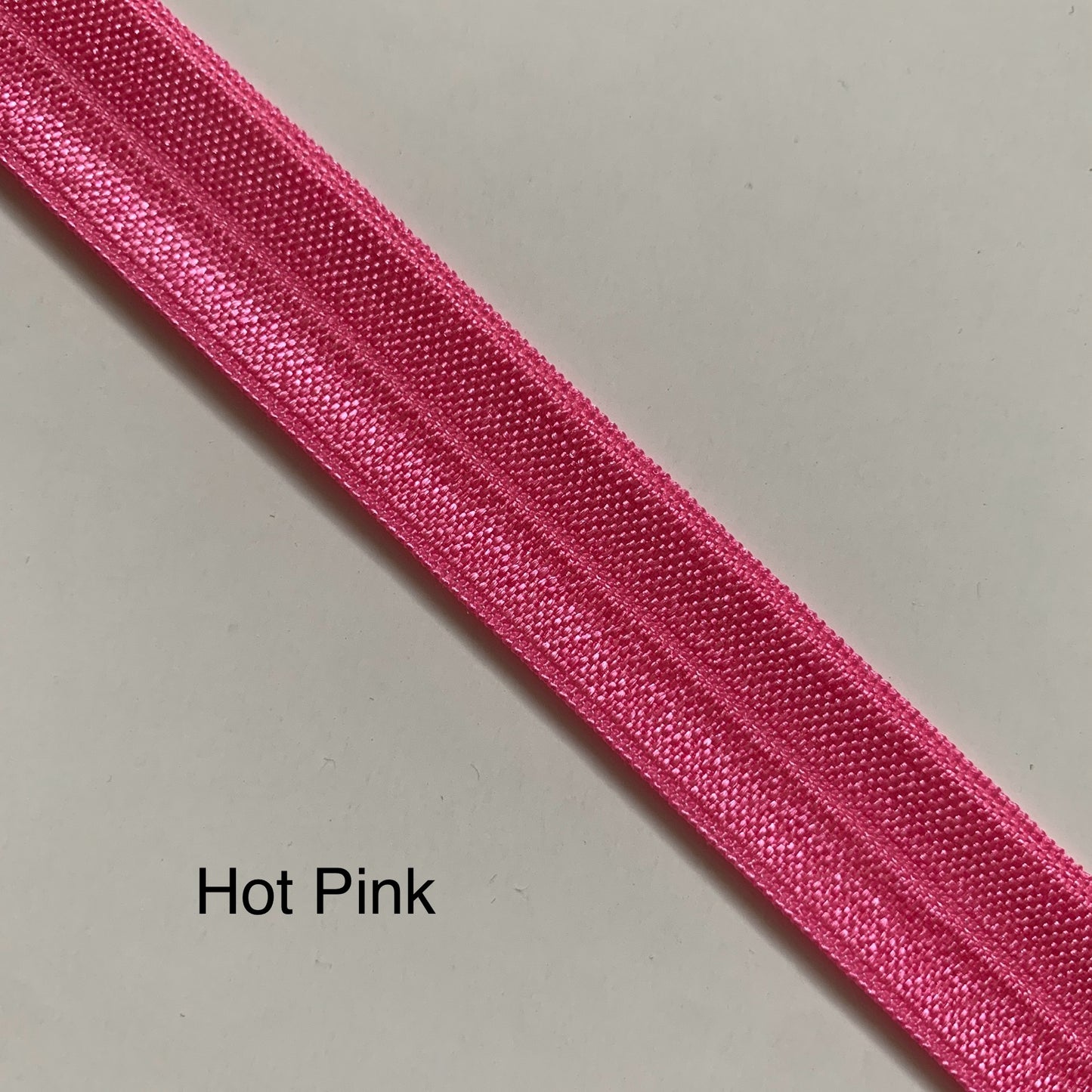 Fold Over Elastic - Plain Pearlescent (2 metre lengths)