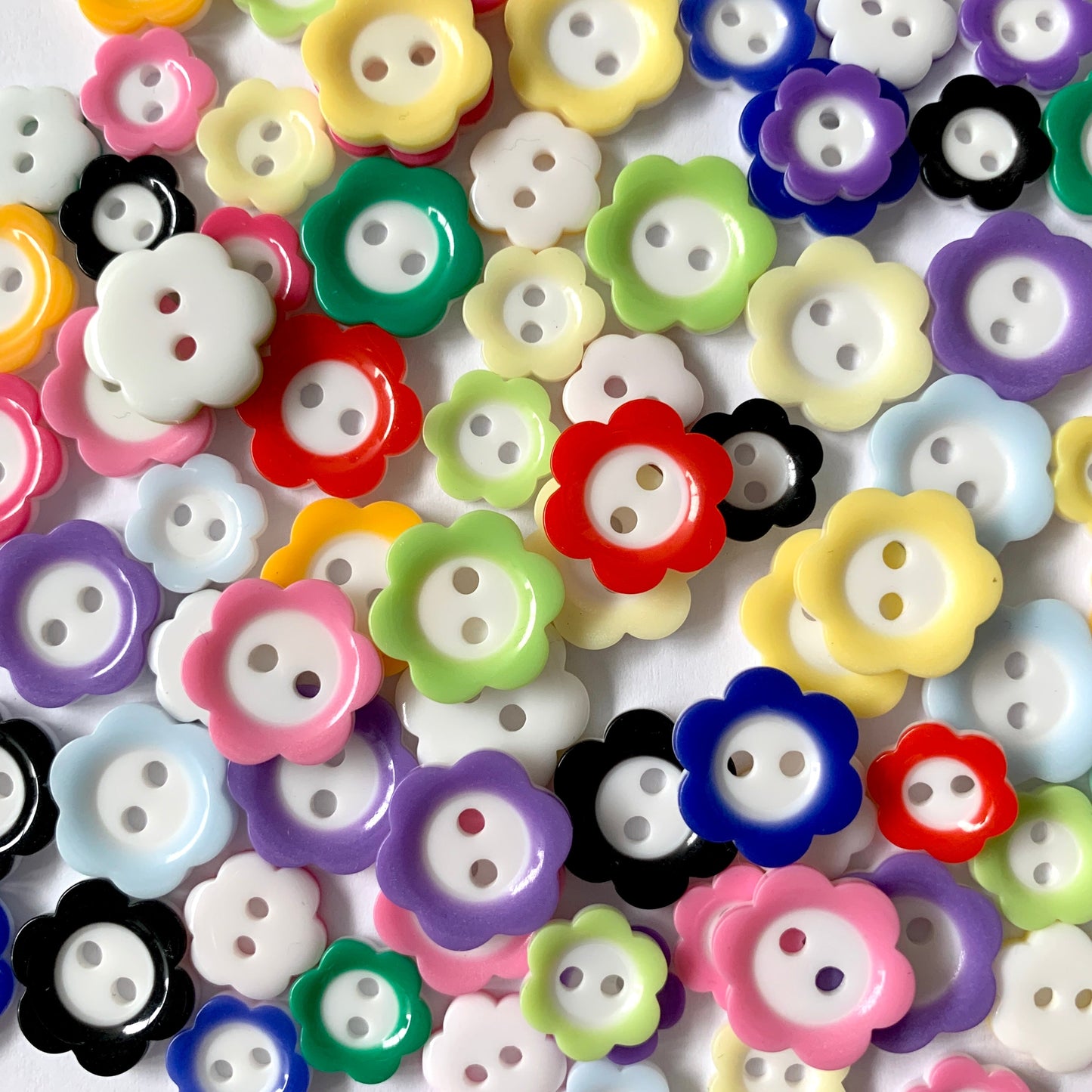 11mm Daisy Rim Buttons | EN71, REACH & Annex II Compliant