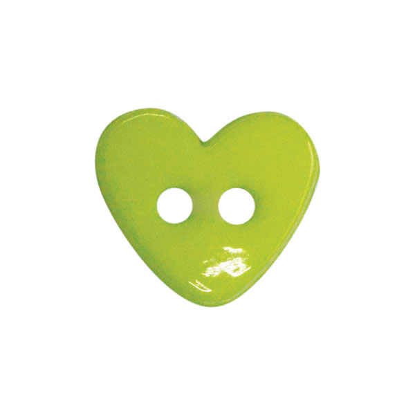 6mm Heart Buttons | EN71, REACH & Annex II Compliant