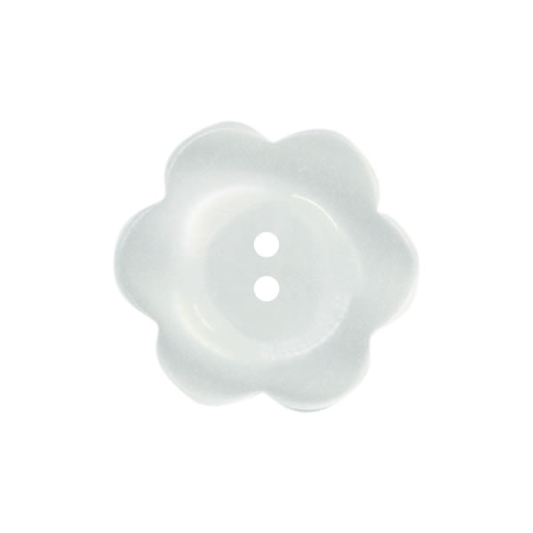 15mm Pearlescent Flower Buttons | EN71, REACH & Annex II Compliant