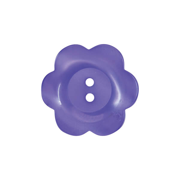 15mm Pearlescent Flower Buttons | EN71, REACH & Annex II Compliant