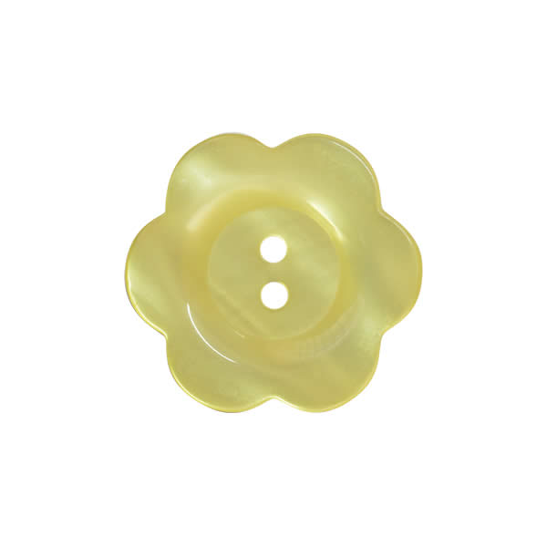 15mm Pearlescent Flower Buttons | EN71, REACH & Annex II Compliant