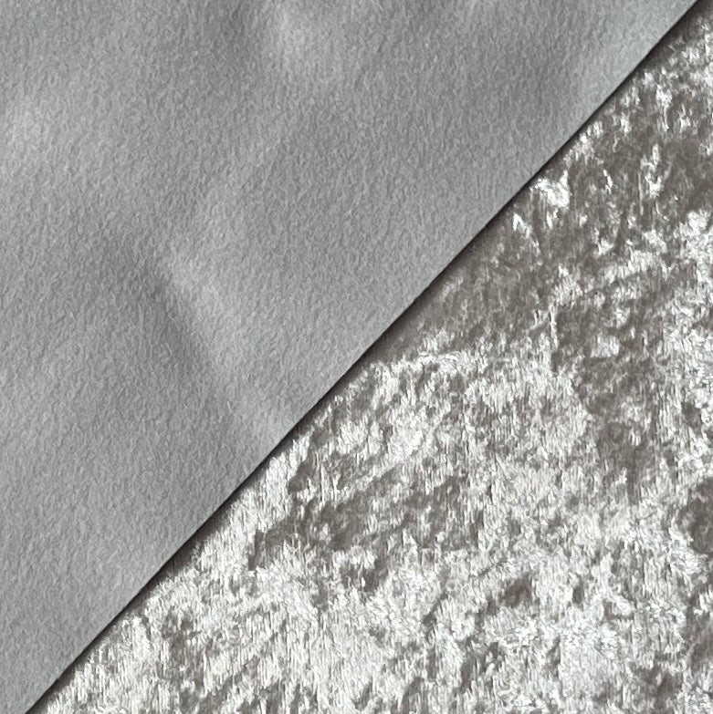 Velvet Fabric Felt Sheet - Silver/Metal