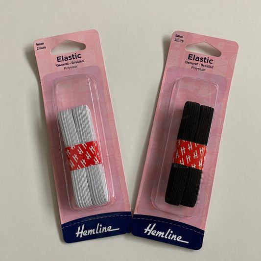 Hemline General Purpose Elastic 2m x 9mm