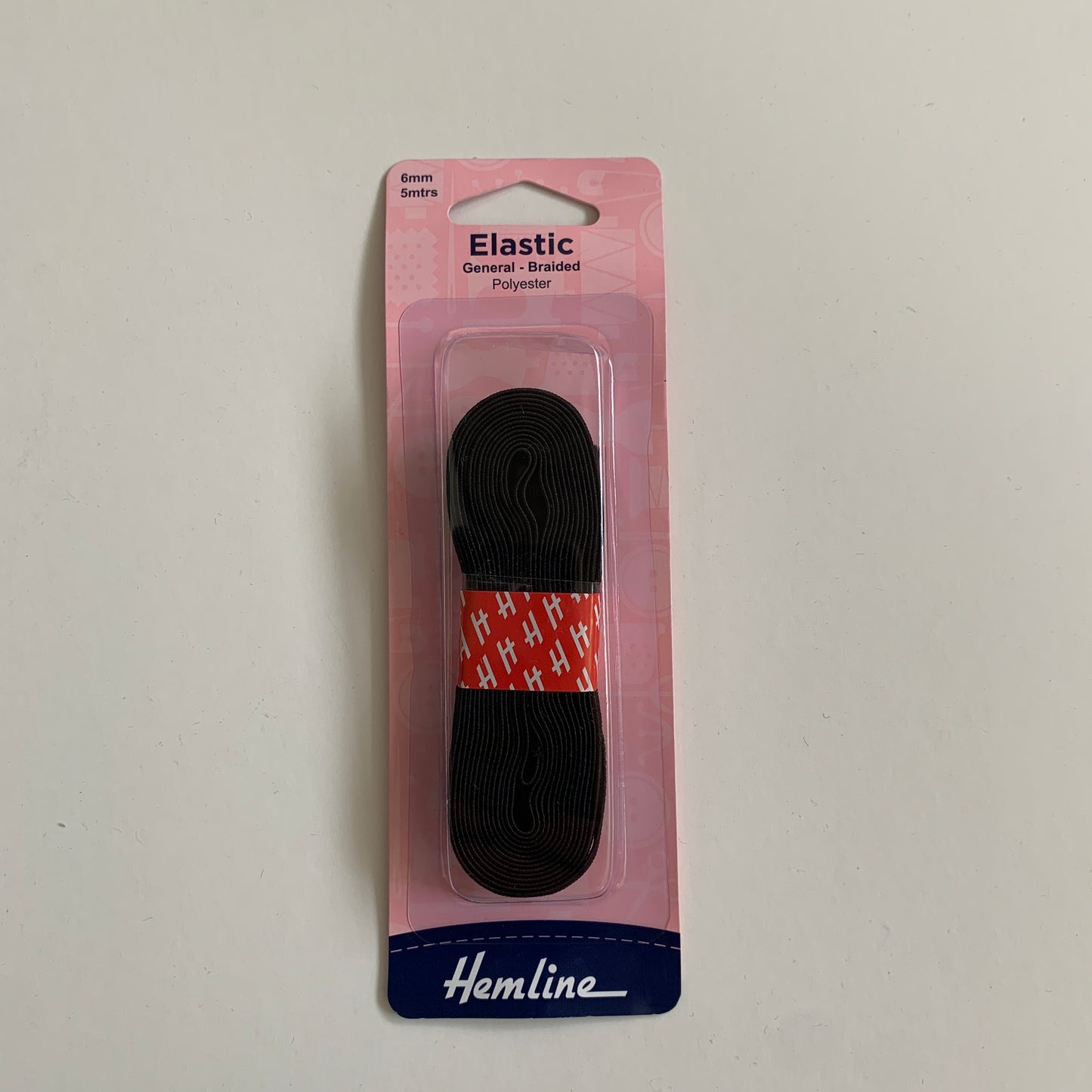 Hemline General Purpose Elastic 6mm x 5m
