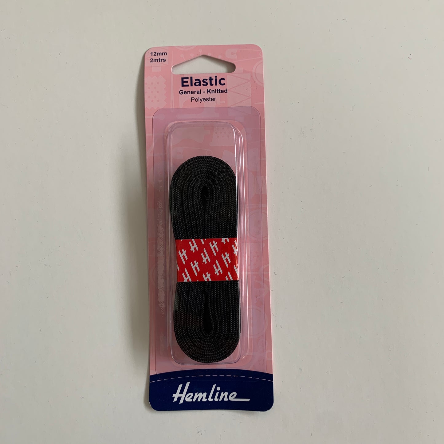 Hemline General Purpose Elastic 2m x 12mm