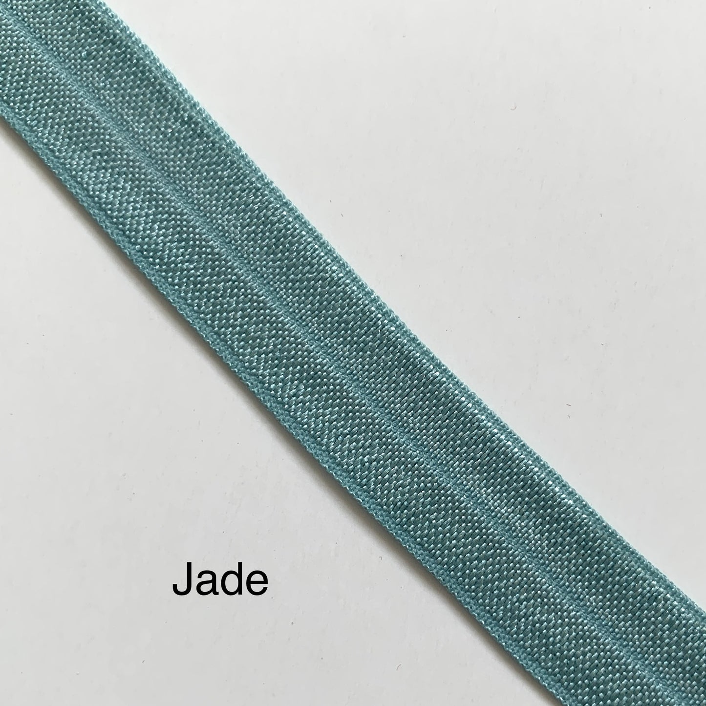 Fold Over Elastic - Plain Pearlescent (2 metre lengths)