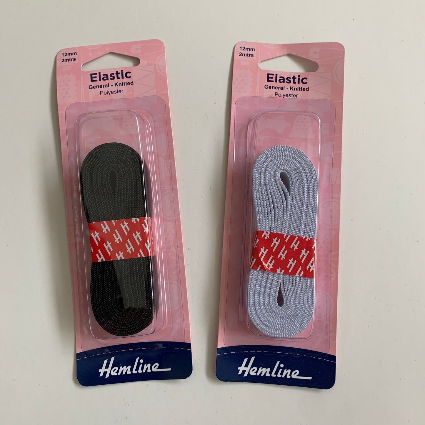 Hemline General Purpose Elastic 2m x 12mm