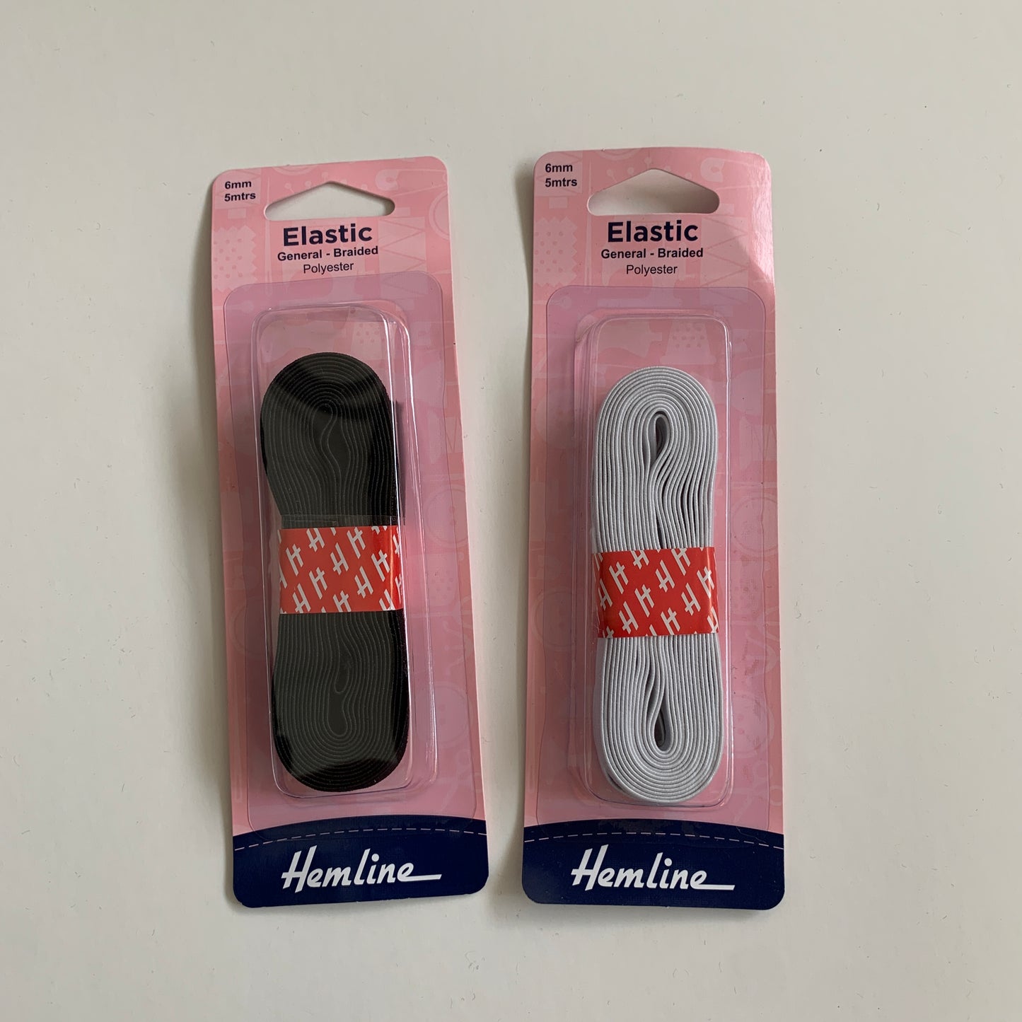 Hemline General Purpose Elastic 6mm x 5m