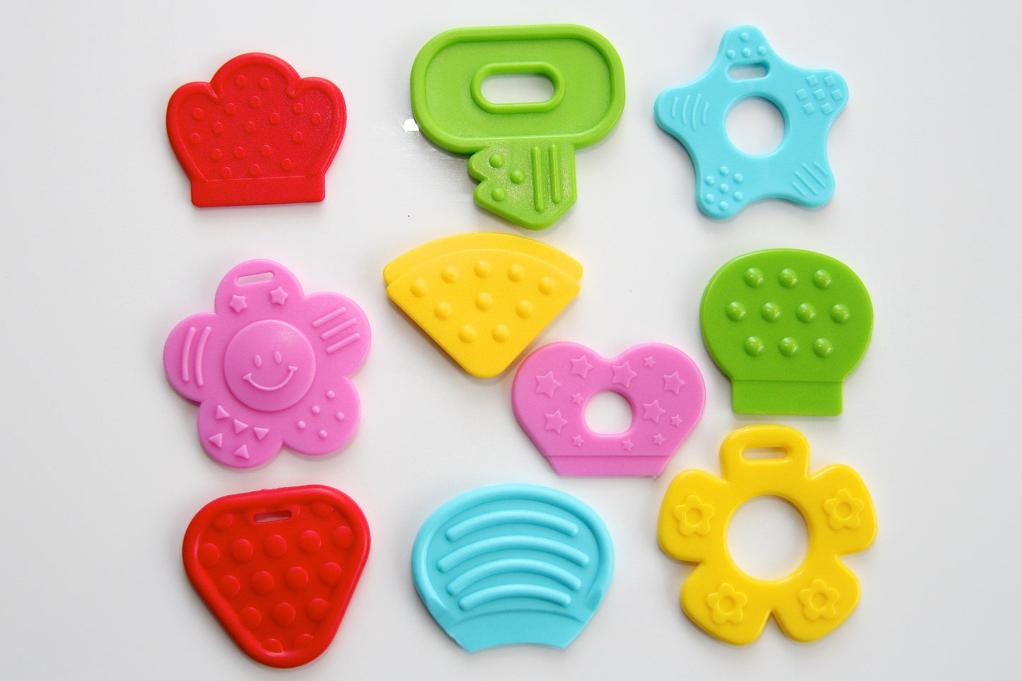 Multipack 10 Teethers (1 of each design) - EN71, REACH & Annex II Compliant