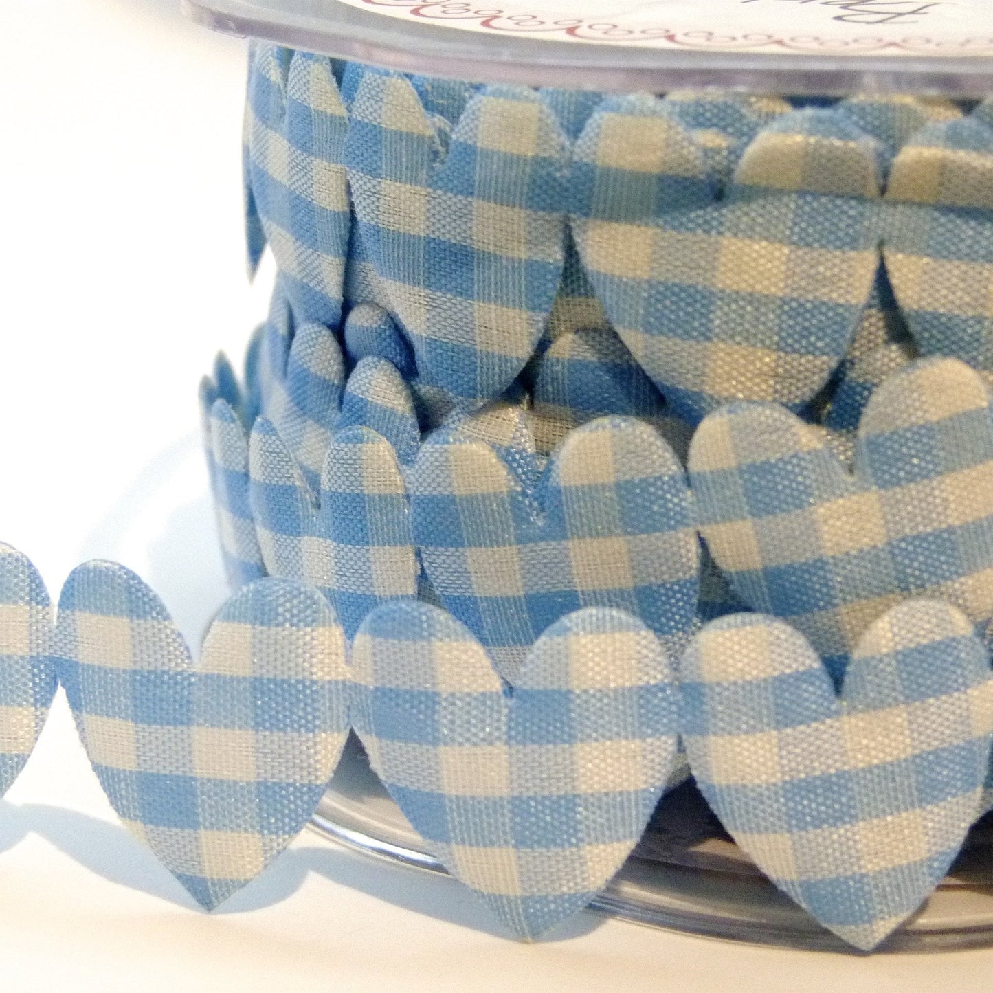 Gingham Heart Trim Bertie's Bows