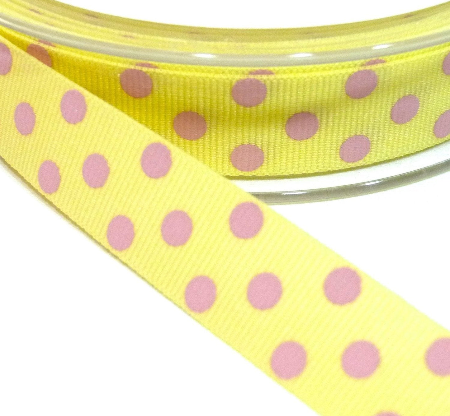 15mm wide Polka Dot Ribbon