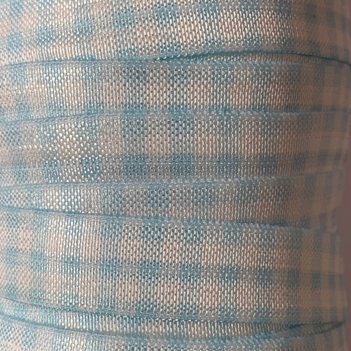 Fold Over Elastic - Gingham (2 METRE LENGTHS)