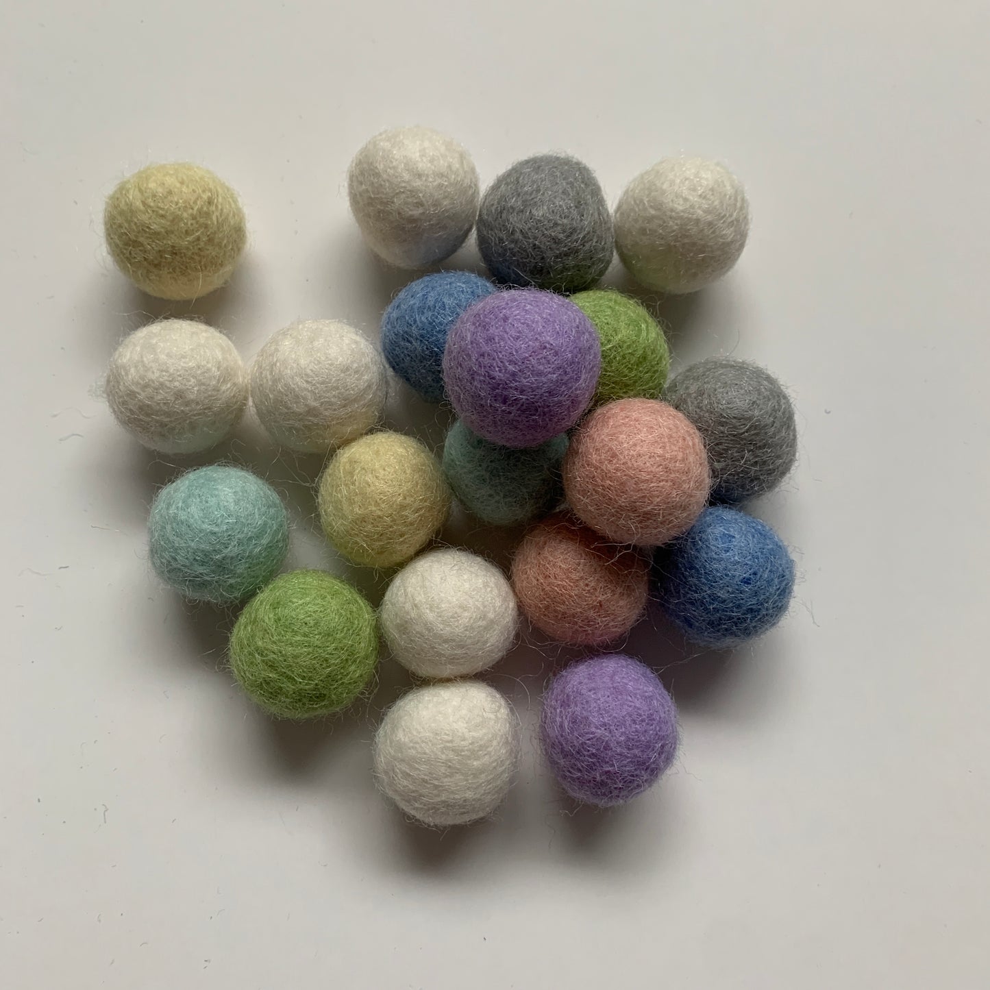 Stars and Moon Pre-Cut Felt shapes - Pastel Rainbow