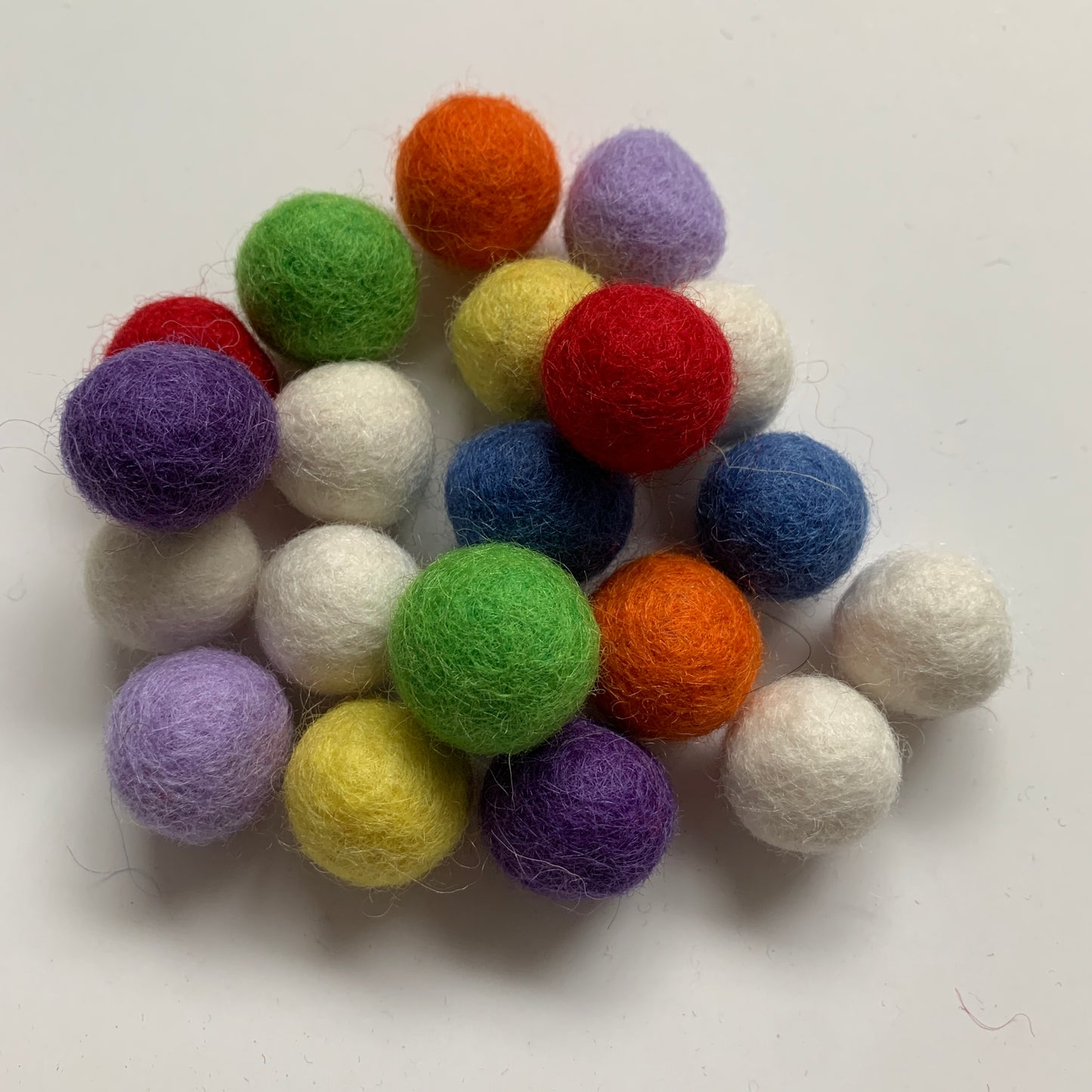 Stars and Moon Pre-Cut Felt shapes - Rainbow