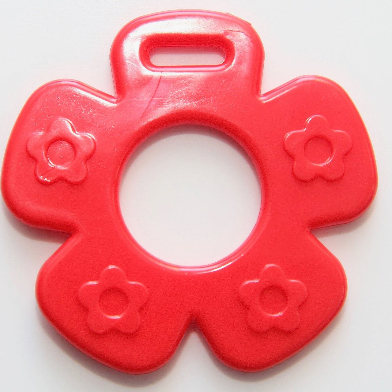 Ribbon Attached Teether - Flower - EN71, REACH & Annex II Compliant
