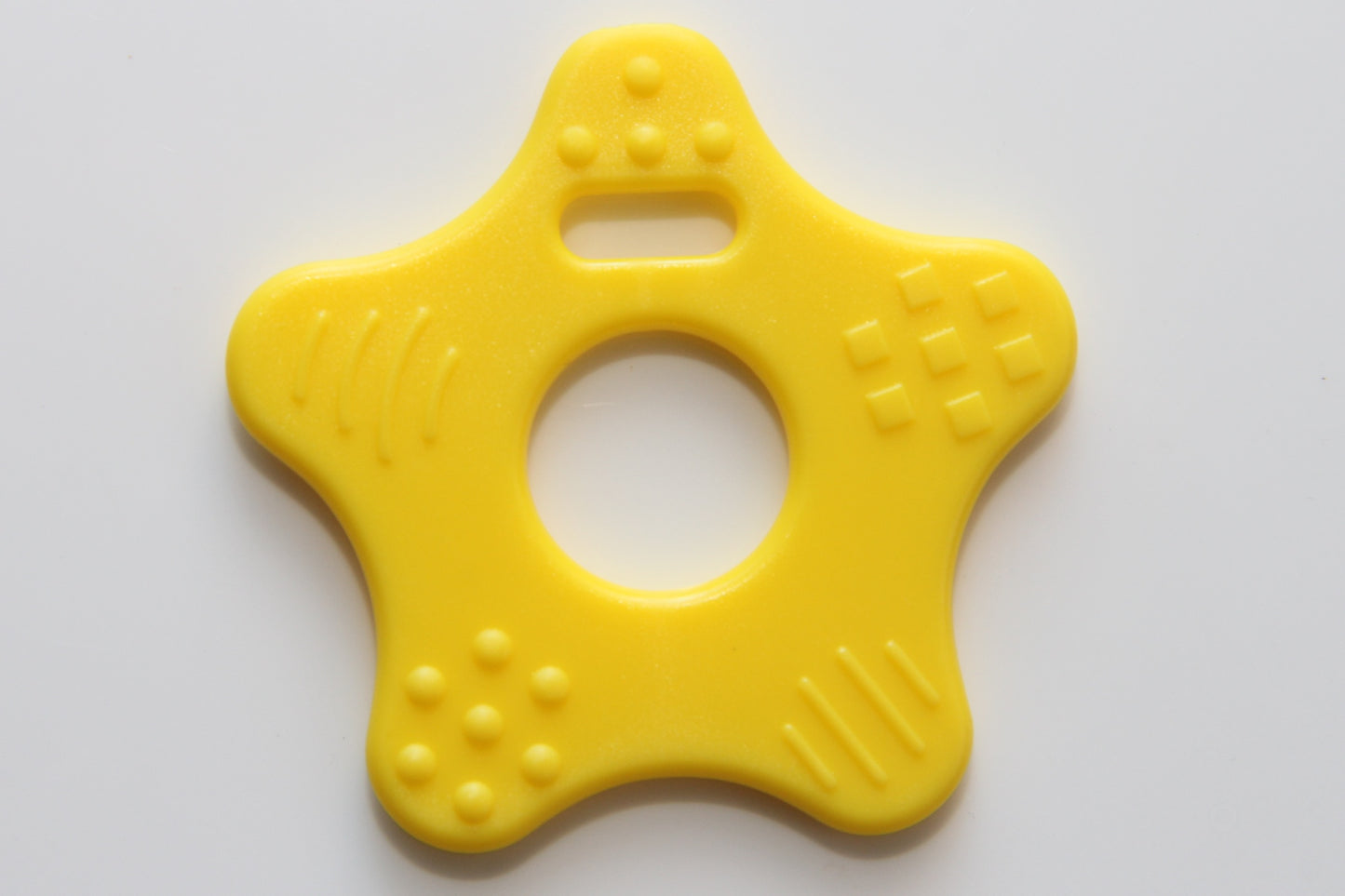 Ribbon Attached Teether - Star - EN71, REACH & Annex II Compliant