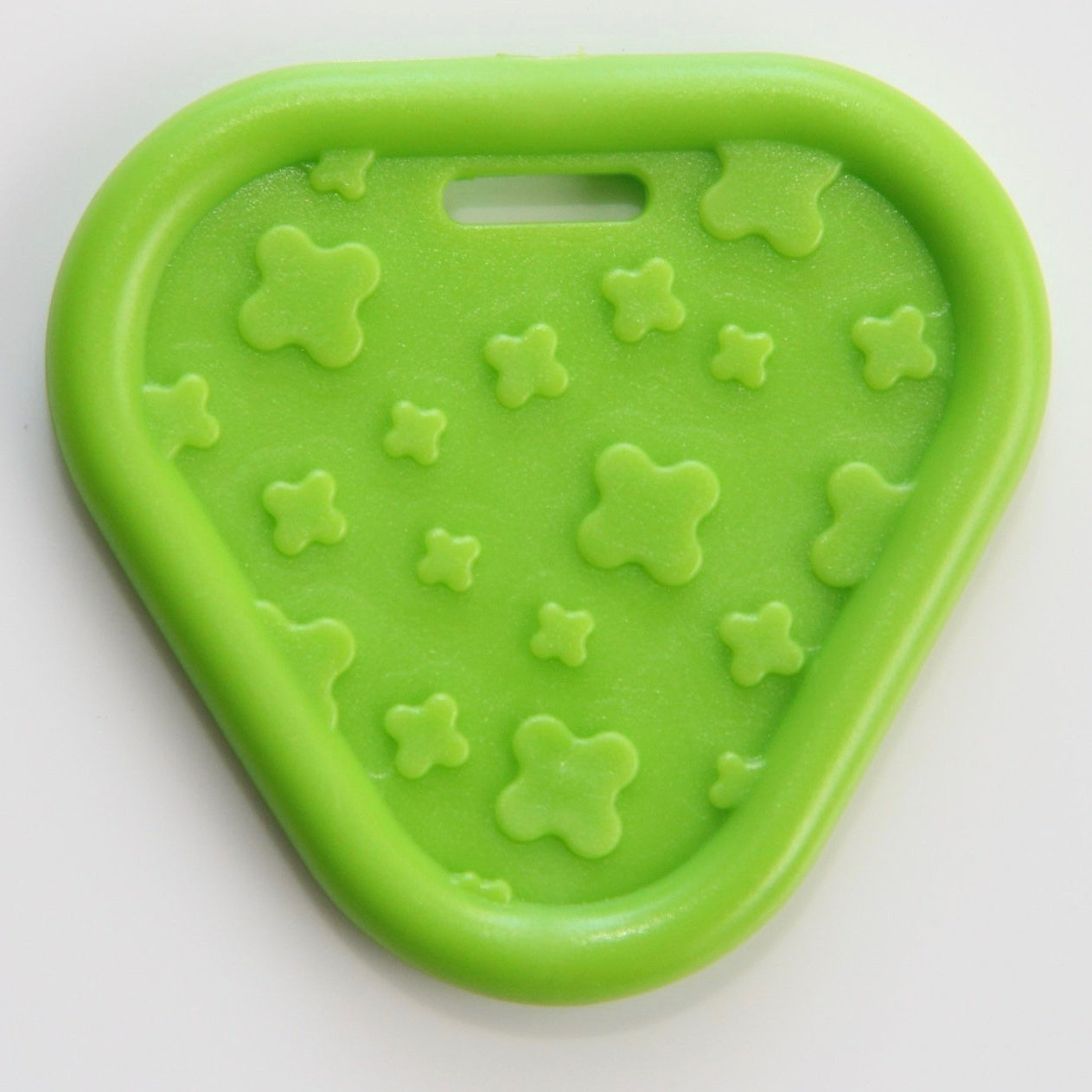 Ribbon Attached Teether (Triangle) - EN71, REACH & Annex II Compliant