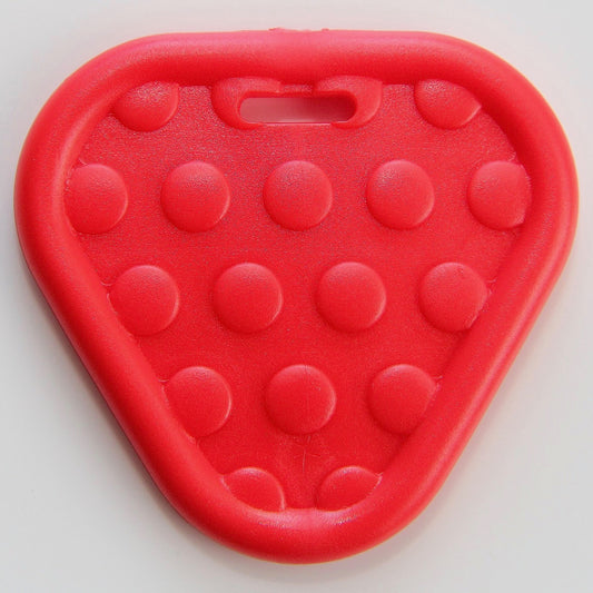 Ribbon Attached Teether (Triangle)  - EN71, REACH & Annex II Compliant