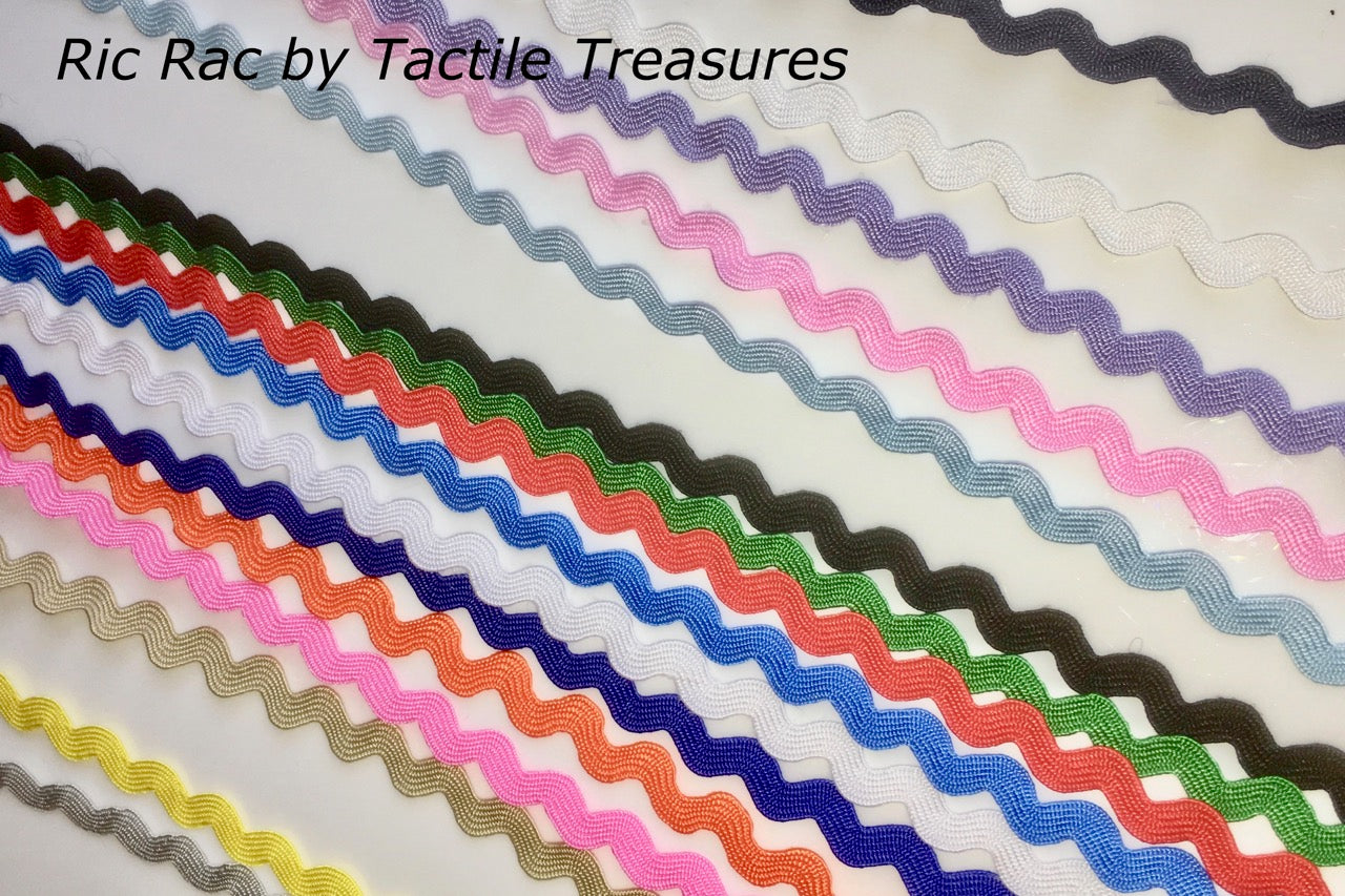 Decorative Ric Rac Ribbon - 6mm width - EN71 certified