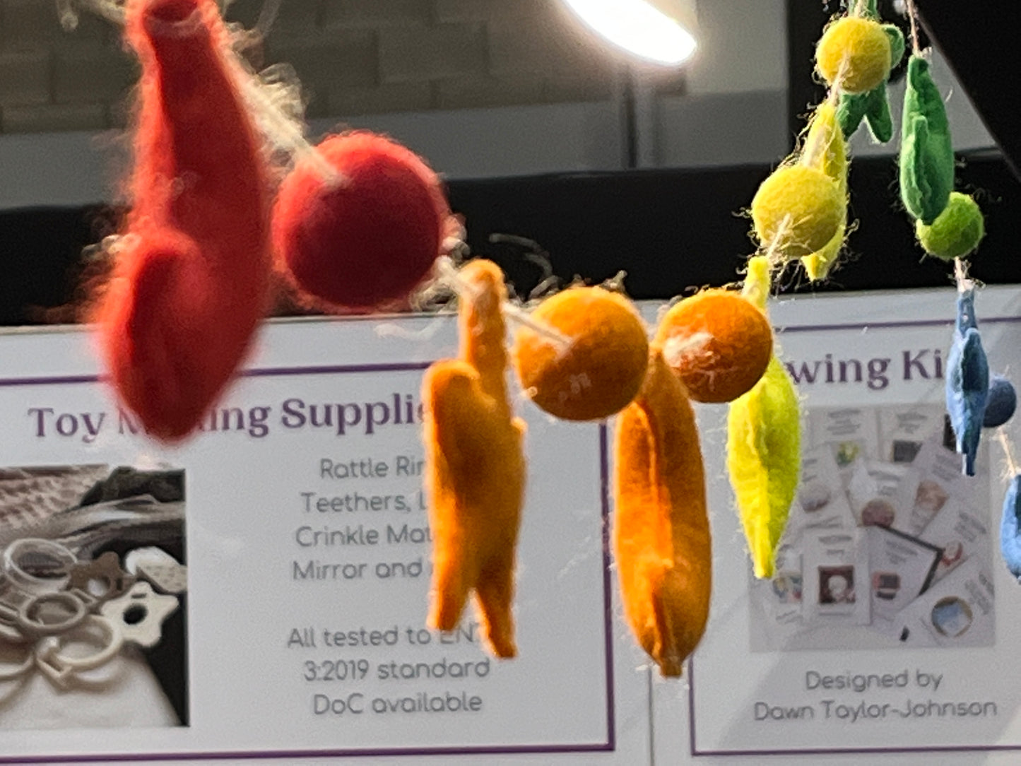 Stars and Moon Pre-Cut Felt shapes - Rainbow