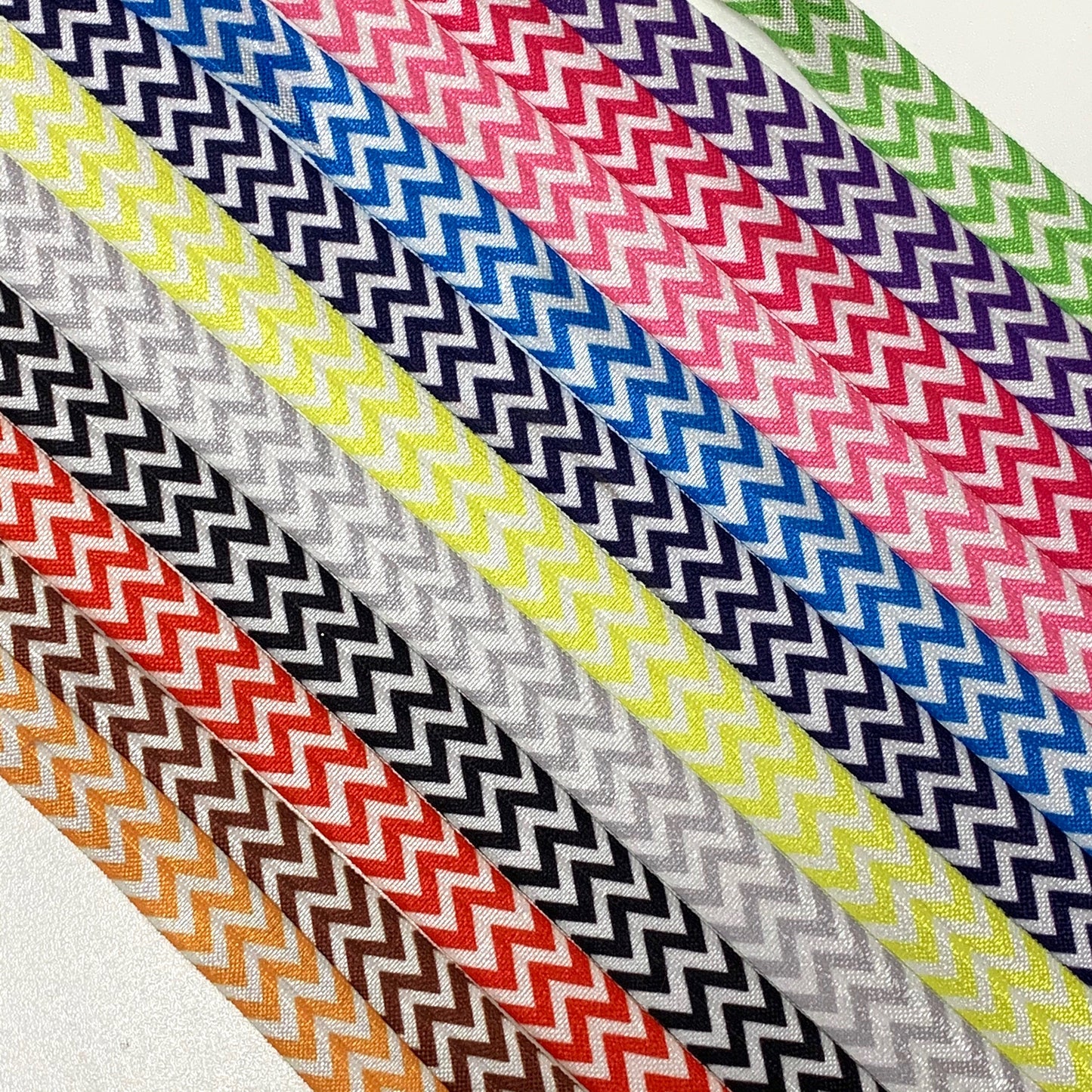 Fold Over Elastic - Chevrons (2 metre lengths)