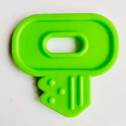 Ribbon Attached Teether - Key - EN71, REACH & Annex II Compliant