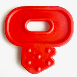Ribbon Attached Teether - Key - EN71, REACH & Annex II Compliant