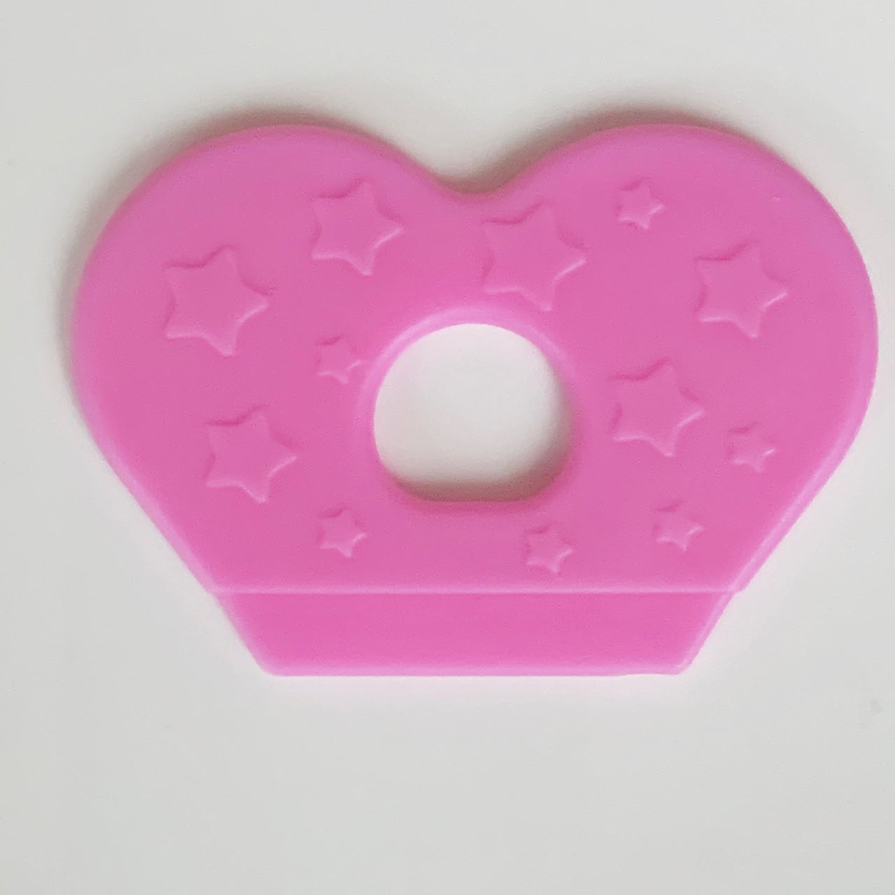 Sewn In Teether (Heart) - EN71, REACH & Annex II Compliant