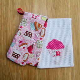 Oven Glove & Tea Towel Sewing Kit