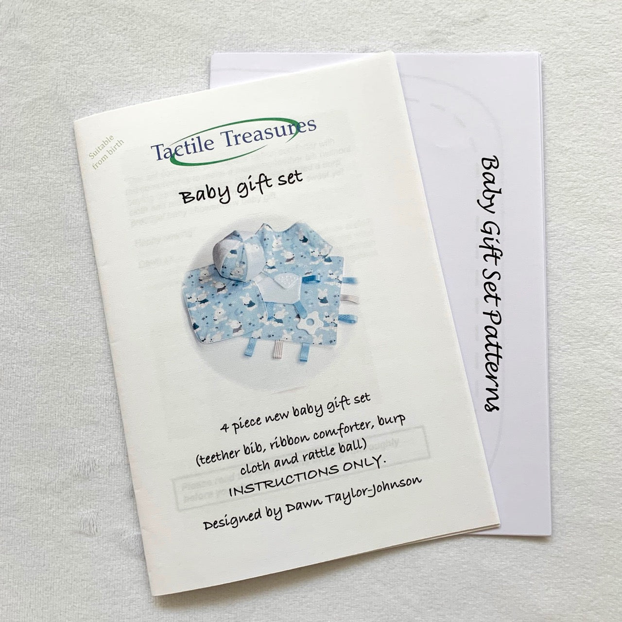 Tactile Treasures 4 piece Baby Set Pattern