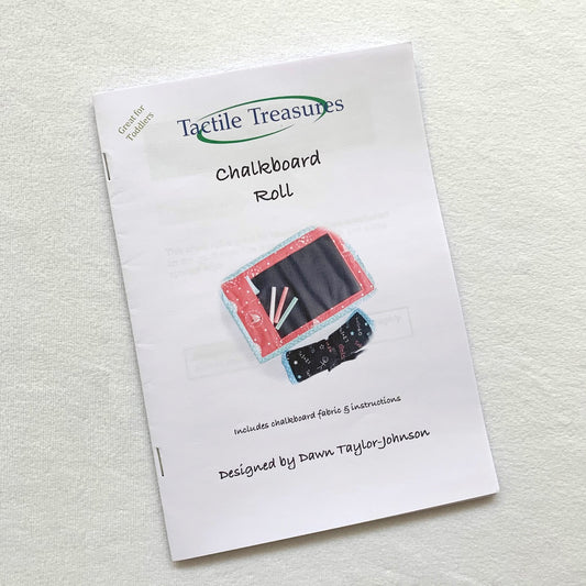 Chalkboard Roll - Sewing Pattern and Chalkboard Fabric