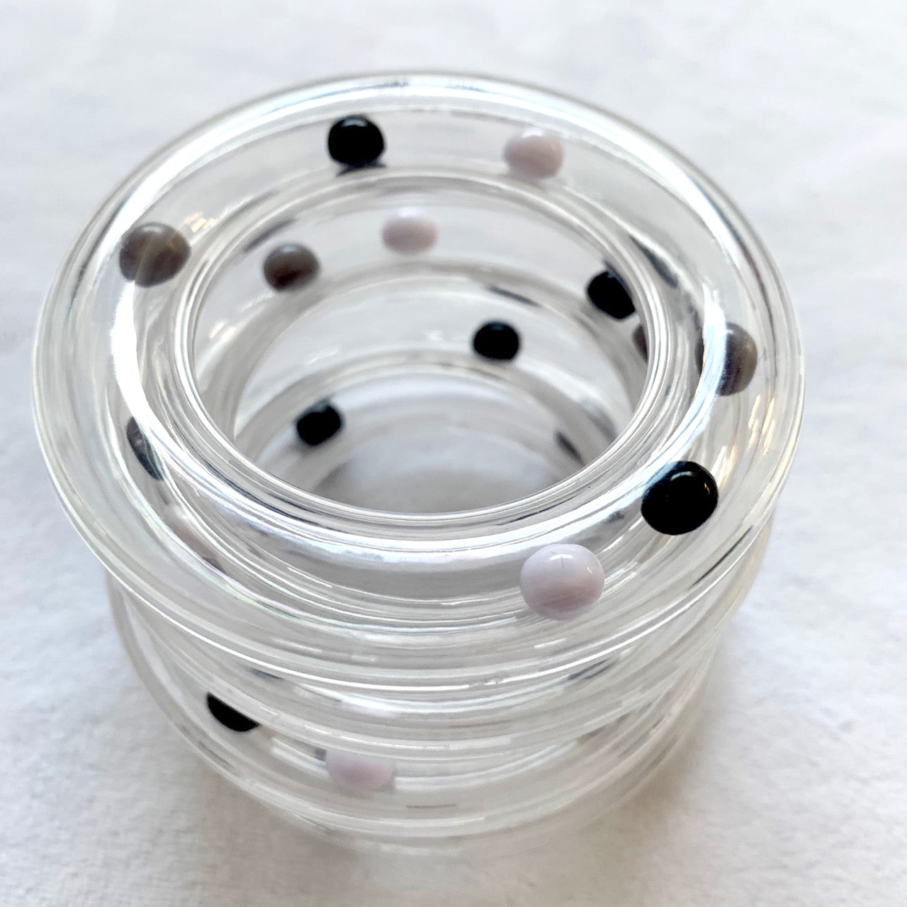 Rattle Rings - Monochrome  - EN71, REACH & Annex II Compliant
