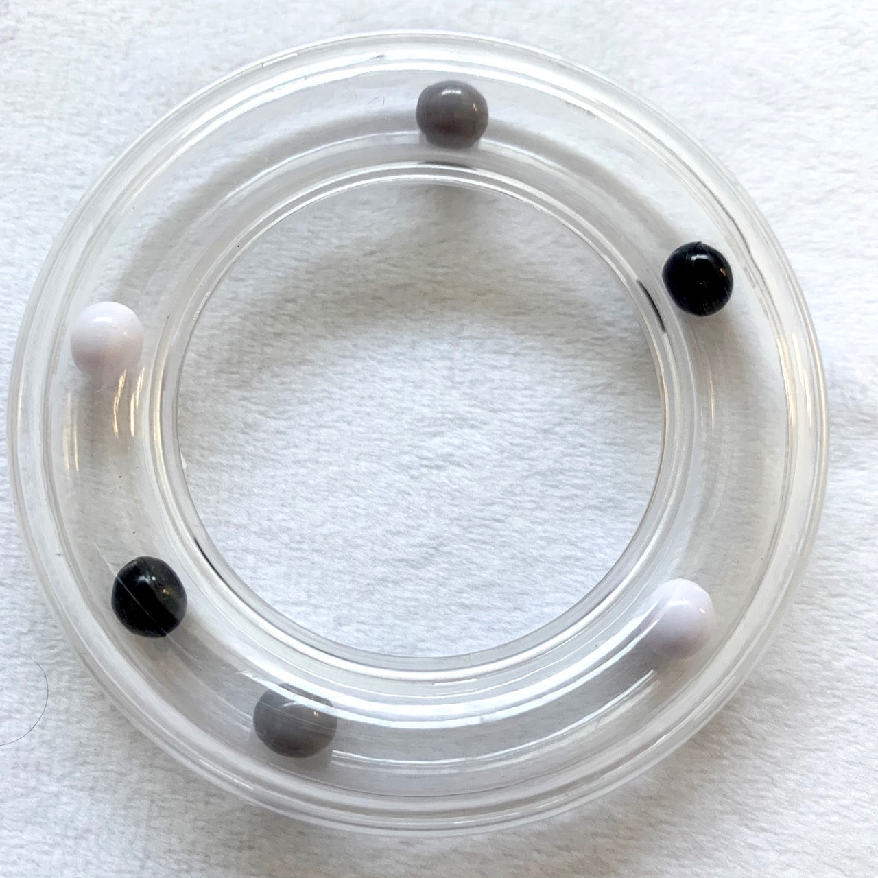 Rattle Rings - Monochrome  - EN71, REACH & Annex II Compliant