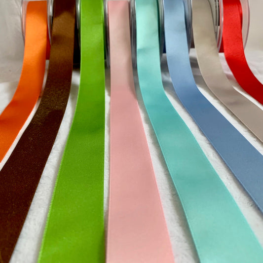Berisfords Double Satin Ribbon 25mm EN71, REACH & Annex II Compliant
