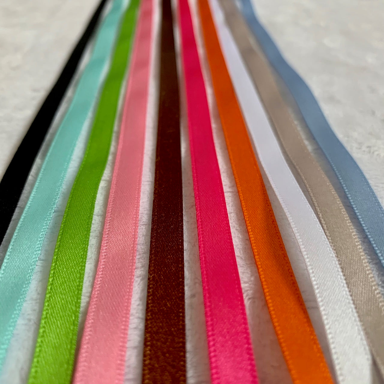 Berisfords Double Satin Ribbon 7mm EN71, REACH & Annex II Compliant