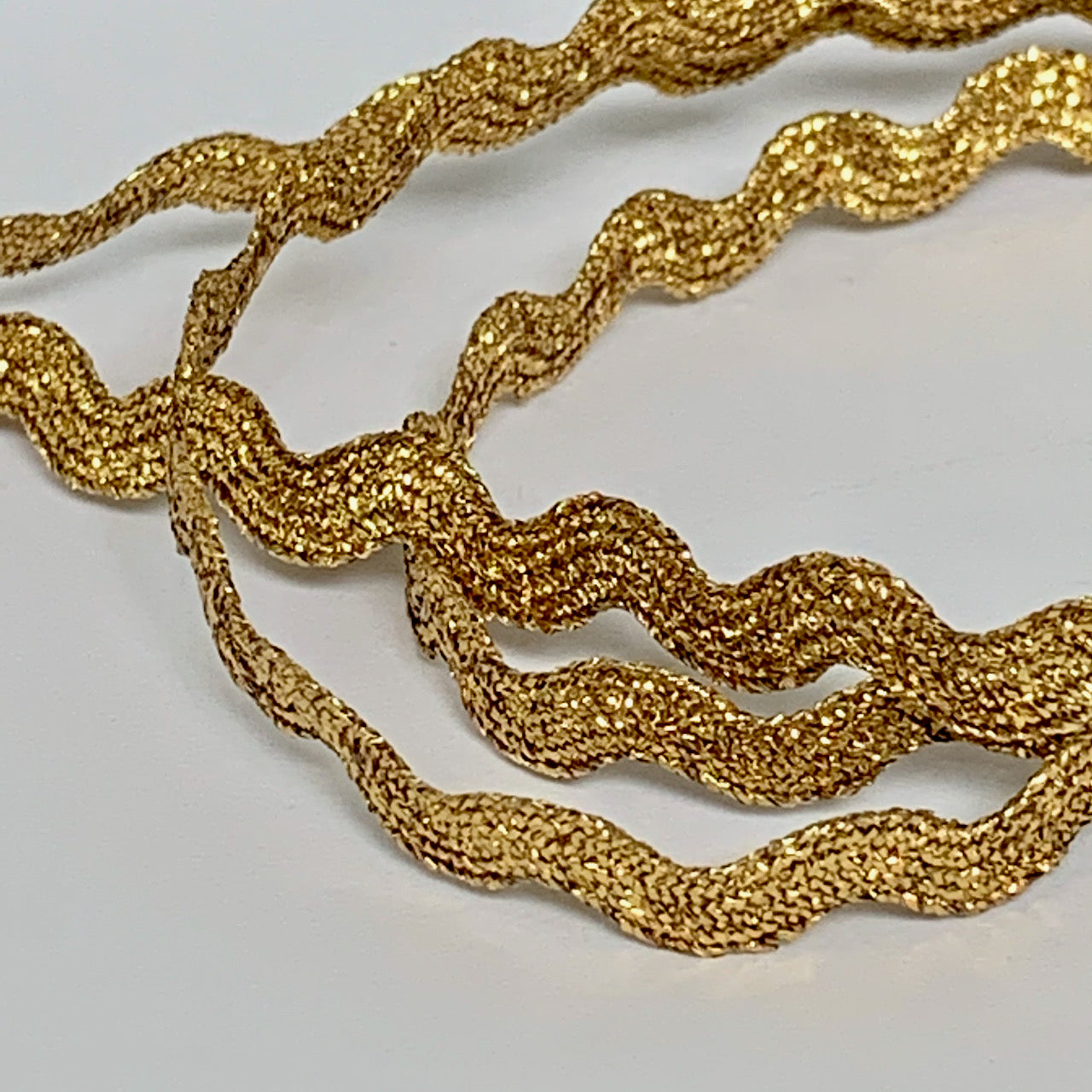 7mm Metallic Ric Rac