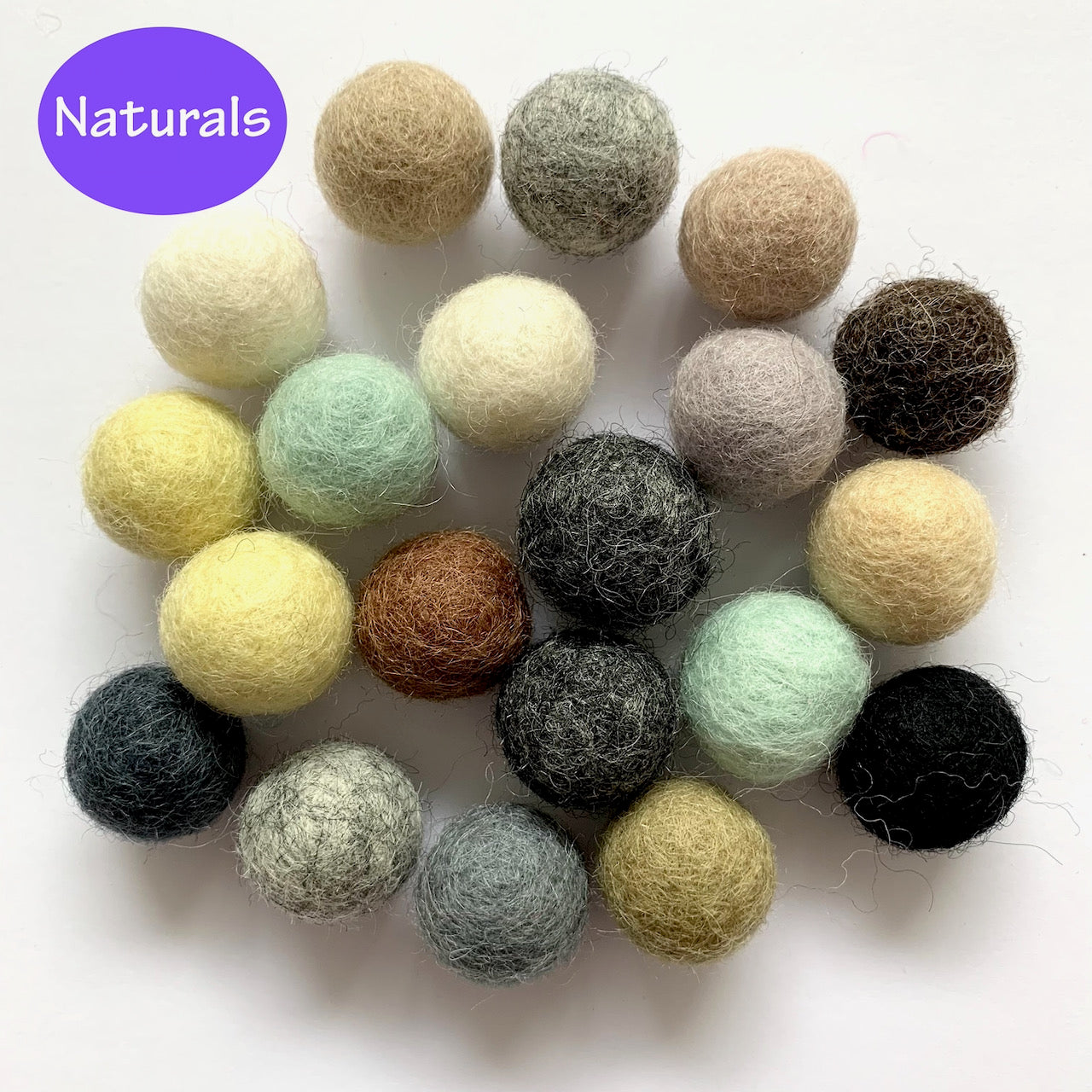 2cm Felt Ball Collections