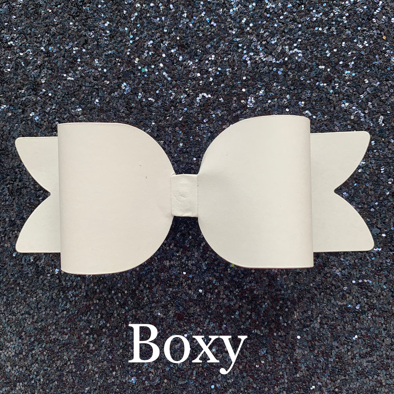 Boxy Bow Template for making hair bows
